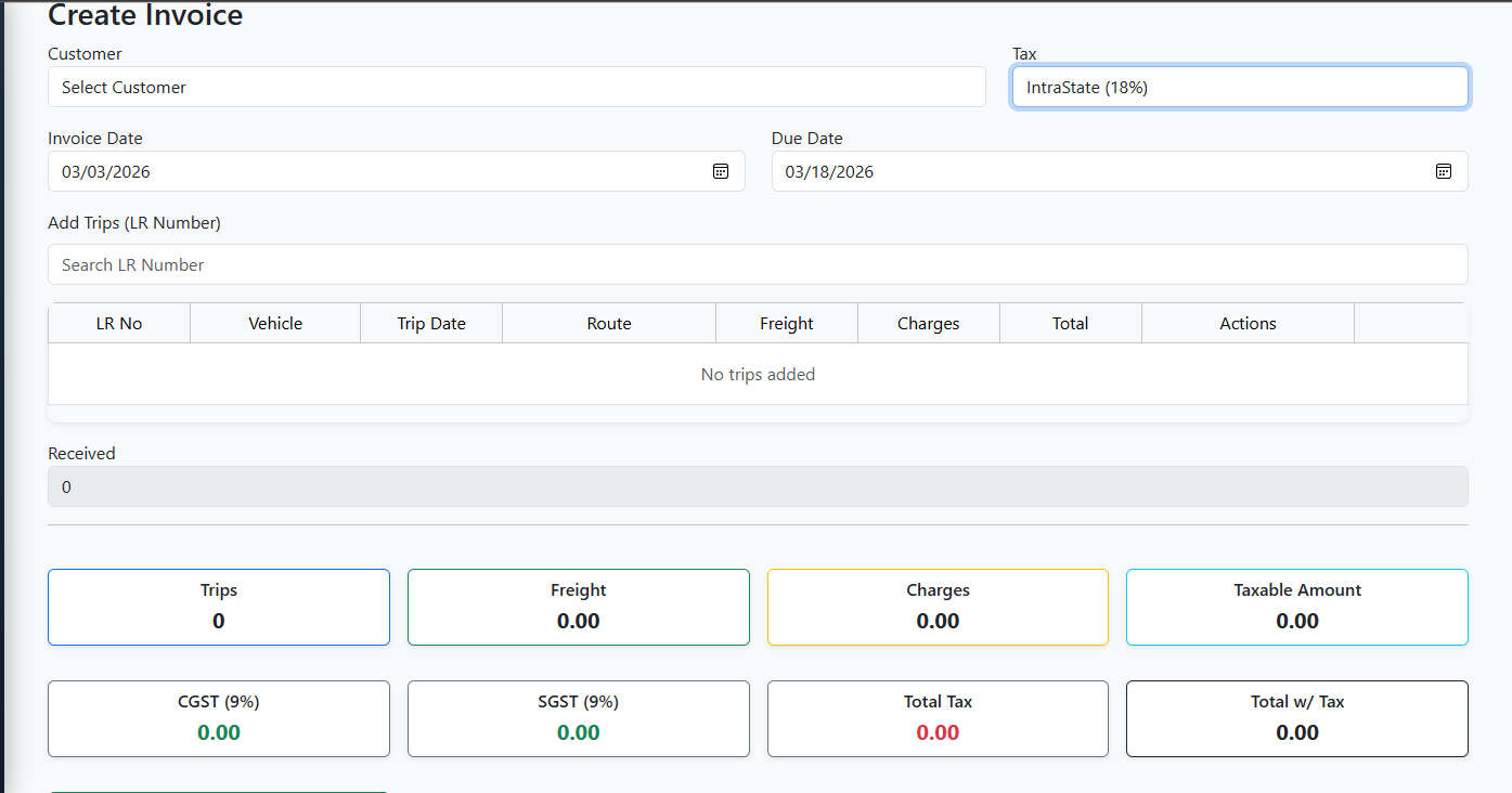 Invoice Module